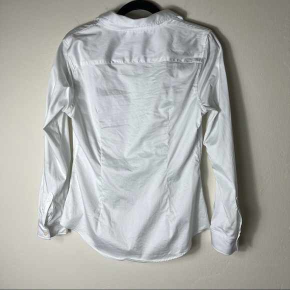 Banana Republic Tailored Non-Iron White Shirt - Picture 7 of 9